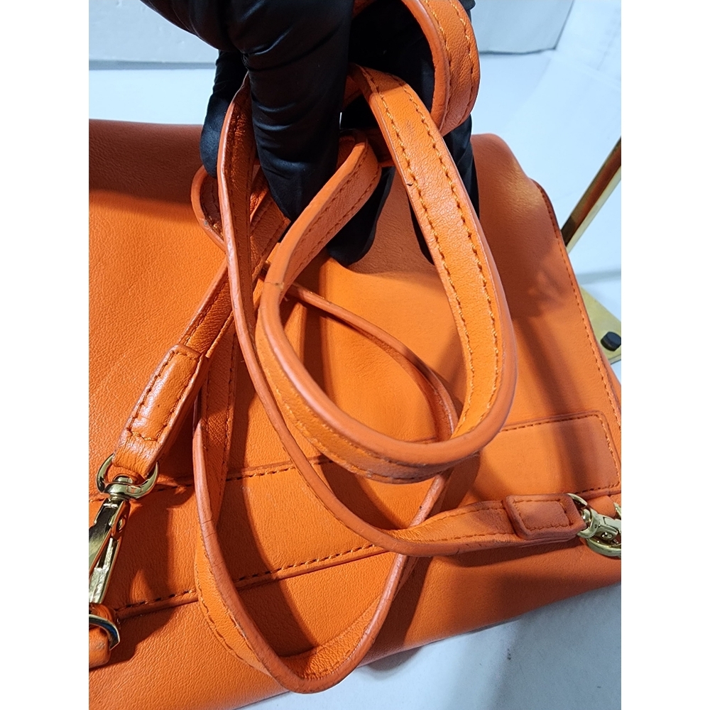 MCM Leather Crossbody/Shoulder Bag Orange - Picture 12 of 15